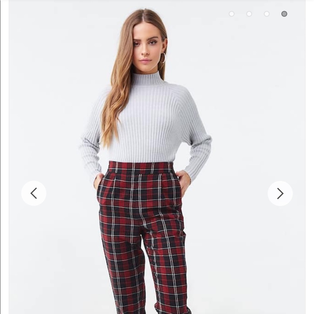 NTW Ribbed mock neck sweater